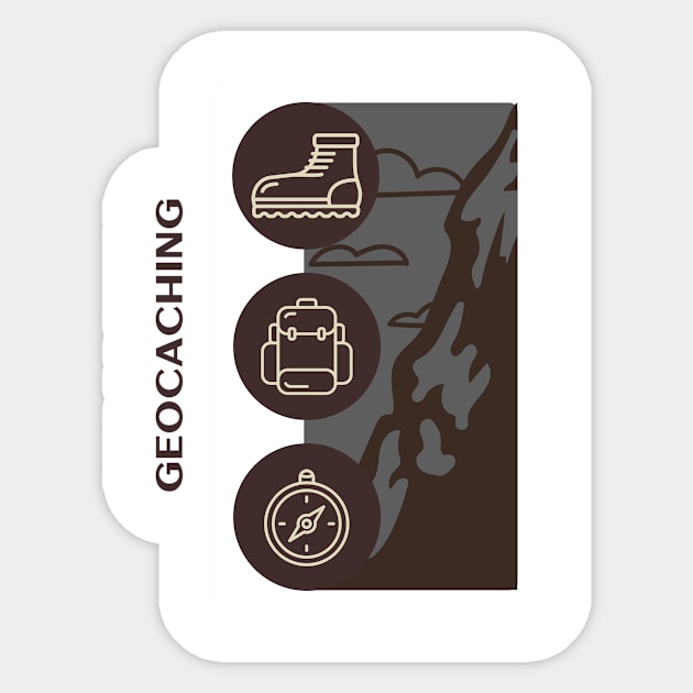 Geocaching Sticker by LukePauloShirts